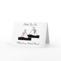 Stand By Me Maid of Honor on Stairs Cards