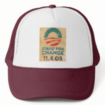 Stand For Change Obama Mesh Hat
