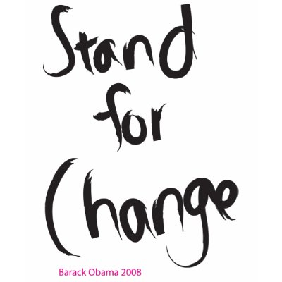 Stand for Change T-Shirt by rudepolitics