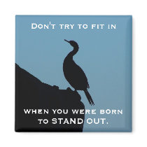 Stand Out Cormorant Magnets