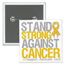 Stand Strong Against Appendix Cancer Pins