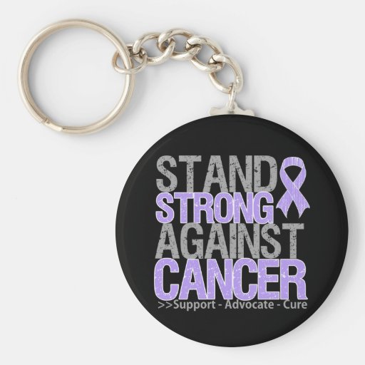 Stand Strong Against General Cancer Key Chains