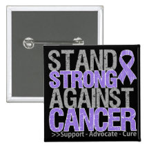 Stand Strong Against Hodgkins Lymphoma Cancer Buttons
