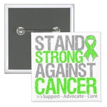 Stand Strong Against Non-Hodgkin's Lymphoma Cancer Pinback Button