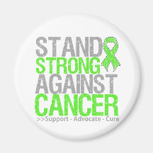 Stand Strong Against Non-Hodgkin's Lymphoma Cancer Fridge Magnets