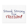 Stand Strong For Freedom Postcards