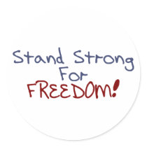 Stand Strong For Freedom stickers