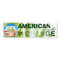Stand Tall for Change - Customized bumper stickers