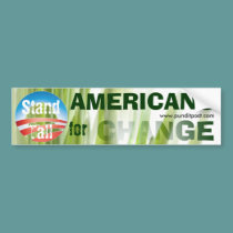Stand Tall for Change - Customized bumper stickers