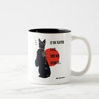 Stand Up Cat Mug