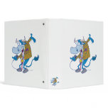 stand up comedian bull cartoon binders