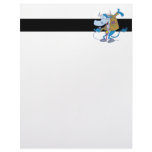 stand up comedian bull cartoon letterhead template