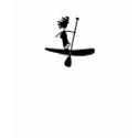 Stand Up Paddle Silhouette Design T Shirts