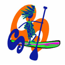 Stand Up Paddle Surf Design Acrylic Cut Outs