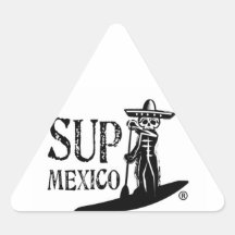 stand up paddle triangle sticker