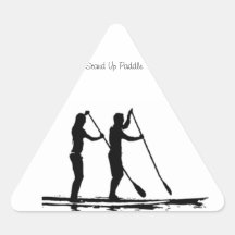 stand up paddle triangle stickers