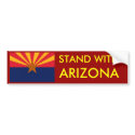 STAND WITH, ARIZONA bumpersticker