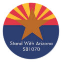 Stand With Arizona stickers