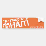 STAND WITH HAITI bumper sticker