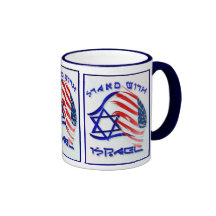Stand With Israel - lettered Mugs