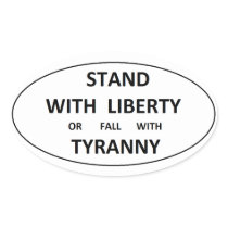 Stand with liberty sticker sheet