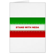 Stand with Neda cards by tshirtsandetc Stand with Neda cards