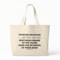 Standard Deviation Root-Mean-Square Definition Canvas Bag
