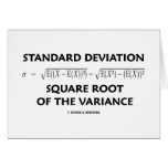 Standard Deviation Square Root Of The Variance Cards