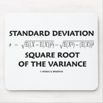 Standard Deviation Square Root Of The Variance Mouse Pads