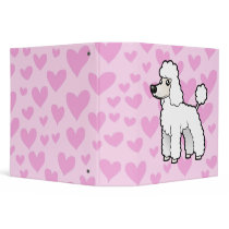 Standard/Miniature/Toy Poodle Love (puppy cut) Binders