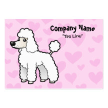 Standard/Miniature/Toy Poodle Love (puppy cut) Business Card