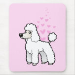 Standard/Miniature/Toy Poodle Love (puppy cut) Mouse Pads