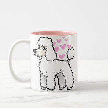 Standard/Miniature/Toy Poodle Love (puppy cut) Mugs