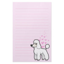 Standard/Miniature/Toy Poodle Love (puppy cut) Stationery