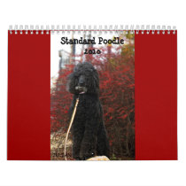 Standard Poodle 2010 calendars by AnitaandGreg Standard Poodle 2010 calendars
