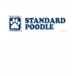 STANDARD POODLE_Blue t-shirts