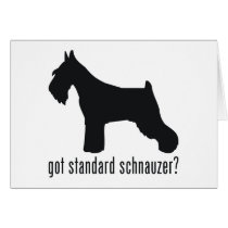 Standard Schnauzer Card