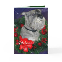 Standard Schnauzer Christmas Gifts cards