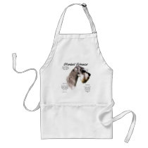 Standard Schnauzer History Design aprons by GreyWolfCreation Standard Schnauzer History Design aprons
