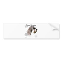 Standard Schnauzer History Design bumper stickers by GreyWolfCreation Standard Schnauzer History Design bumper stickers