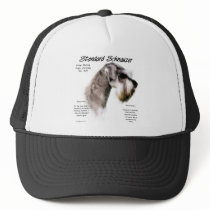 Standard Schnauzer History Design Mesh Hat