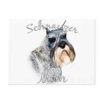 Standard Schnauzer Mom 2 postcards
