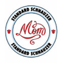 STANDARD SCHNAUZER mom shirt