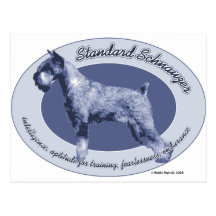 Standard Schnauzer Postcards