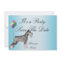 Standard Schnauzer - Schnauzer Kisses Custom Invites