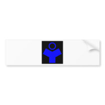 Standard Technological Logo Blue Bumper Stickers