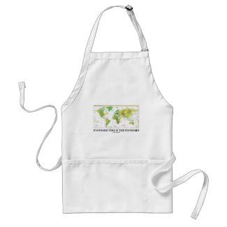 Standard Time Is The Standard (Time Zone Map) apron