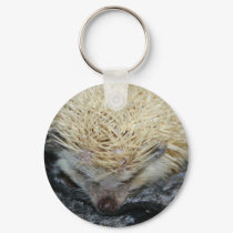 Standard White hedgehog keychains