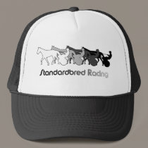 Standardbred Racing Silhouette hats by harnesshorse Standardbred Racing Silhouette hats