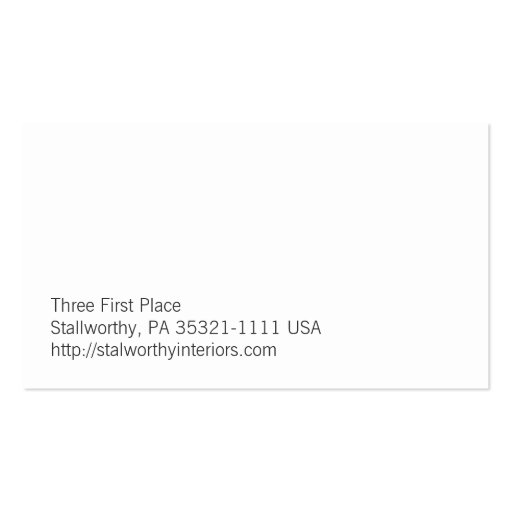 Standby Symbol Business Card Templates (back side)